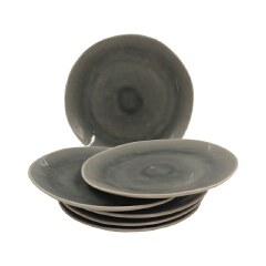 Nice One Set Of 6pcs 8.5inch Classique  Porcelain Dinner Dish Plates （YB-PLATE-8.5-1 PLATE 8.5INCH）