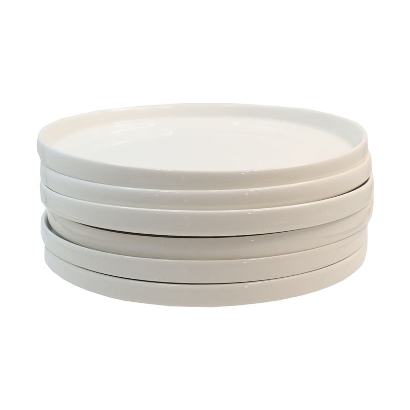 Nice One Set Of 6pcs 8.5inch Classique  Porcelain Dinner Dish Plates （XY-PLATE-8.5-2 PLATE 8.5INCHH）