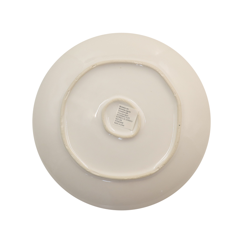Nice One Set Of 6pcs 8.5inch Classique  Porcelain Dinner Dish Plates （YB-PLATE-8.5-1 PLATE 8.5INCH）