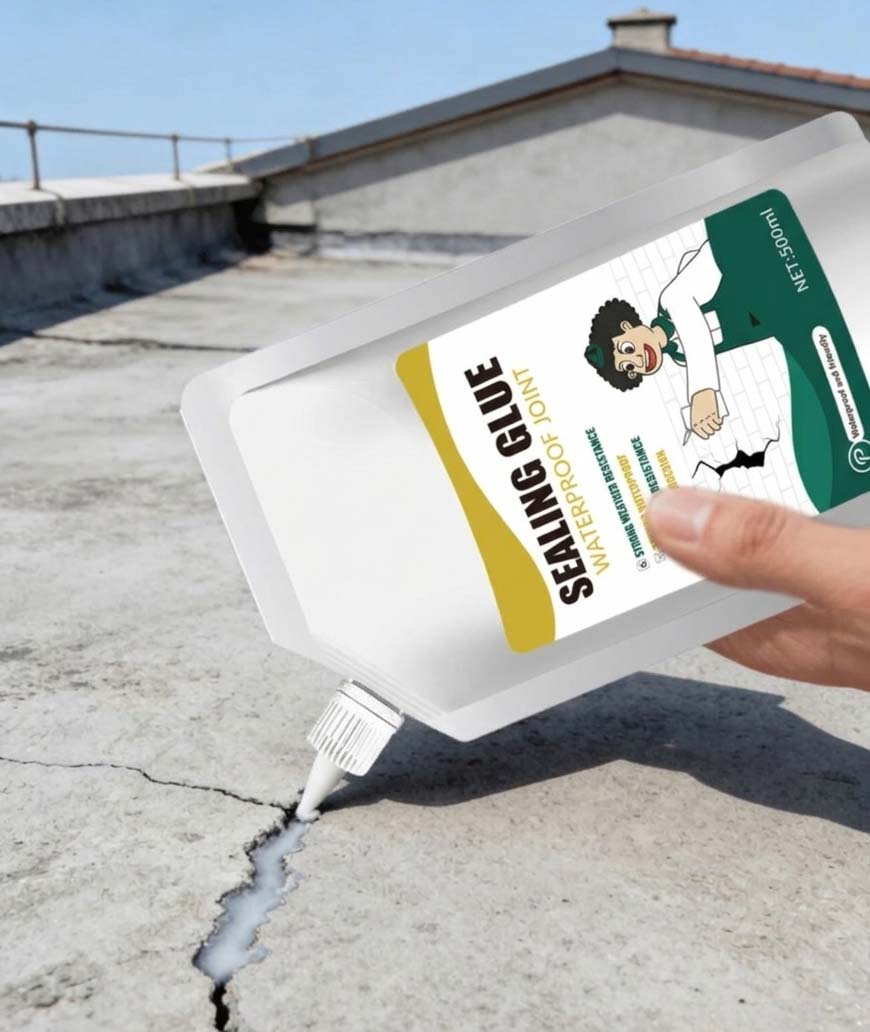 Crack Sealing Glue, Concrete Filler Waterproof Joint Sealant, High Elasticity Cement Wall Gap, Fast Drying Asphalt Repair for Slabs, Driveways, Joint Self-Leveling Sealing Caulking