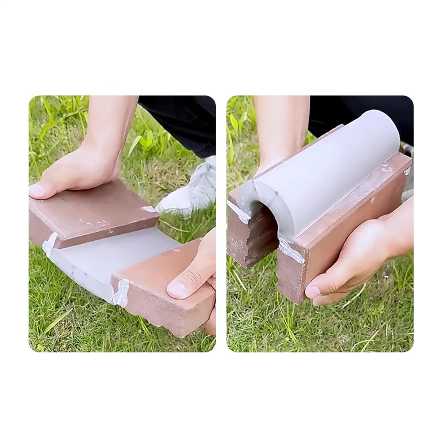 Crack Sealing Glue, Concrete Filler Waterproof Joint Sealant, High Elasticity Cement Wall Gap, Fast Drying Asphalt Repair for Slabs, Driveways, Joint Self-Leveling Sealing Caulking