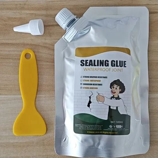 Crack Sealing Glue, Concrete Filler Waterproof Joint Sealant, High Elasticity Cement Wall Gap, Fast Drying Asphalt Repair for Slabs, Driveways, Joint Self-Leveling Sealing Caulking