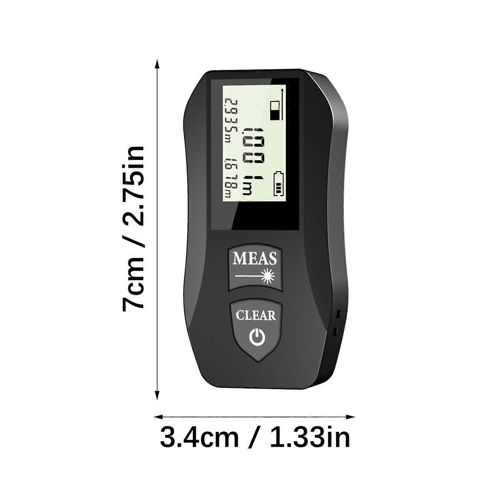 Mini Laser Distance Meter 30m Smart Measure Rechargeable Device Portable Digital Range Finder Usb Charging Handheld Rangefinder