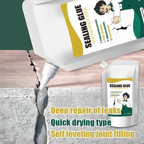Crack Sealing Glue, Concrete Filler Waterproof Joint Sealant, High Elasticity Cement Wall Gap, Fast Drying Asphalt Repair for Slabs, Driveways, Joint Self-Leveling Sealing Caulking