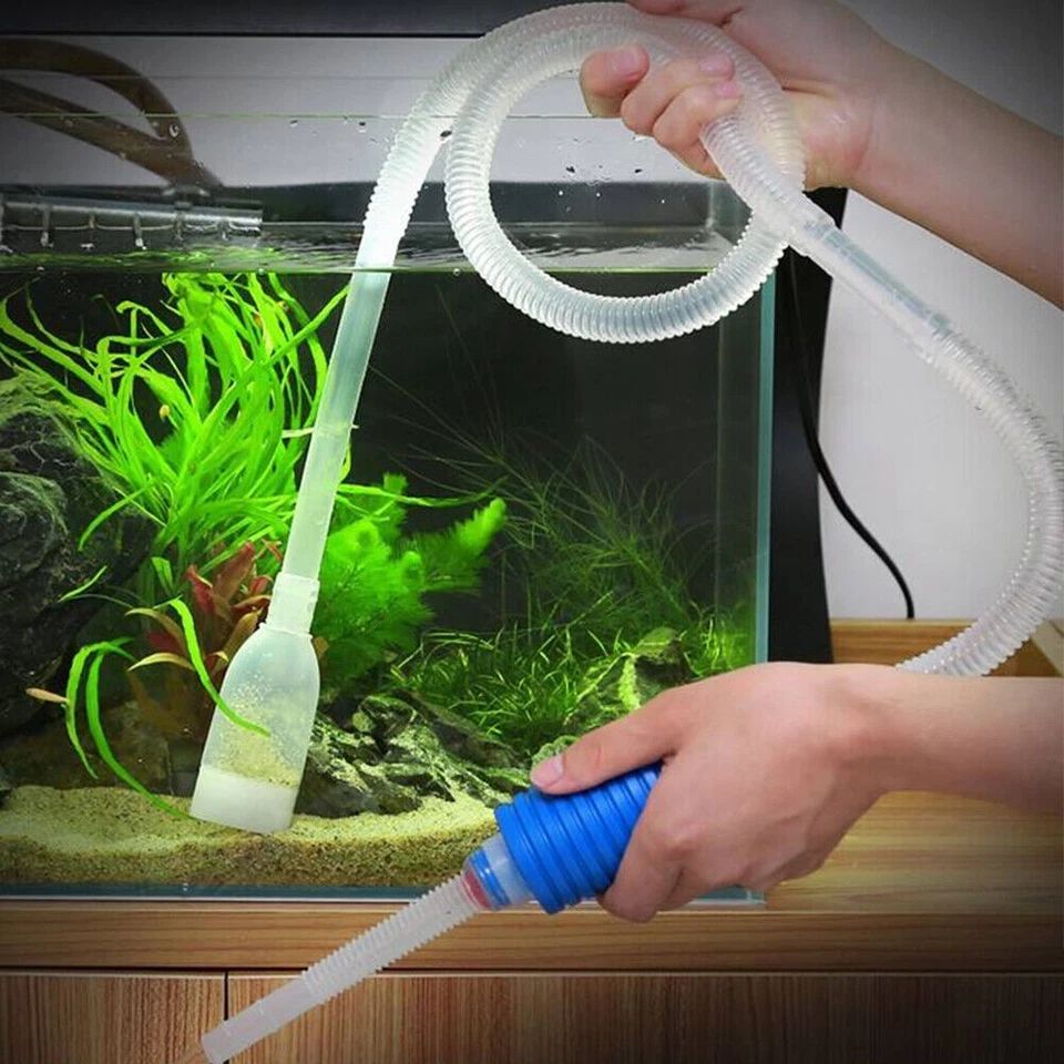 Aquarium Water Changer Pump for Fish Tank Syphon Vacuum Gravel Cleaner Pump Semi-automatic Change