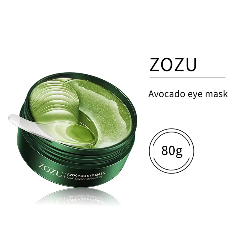 60/120 Pieces Eye Mask Avocado Gold Moisturize Firming Improve Eye Bags Eye Patches Anti Wrinkle Eye Patches for Dark Circles