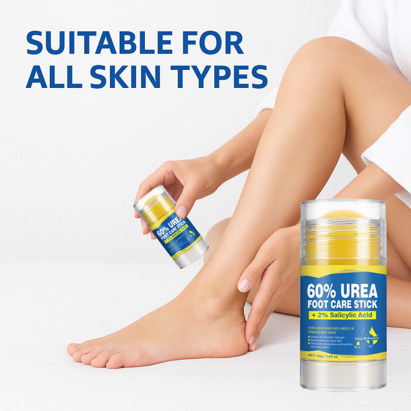 Deep Repair Long-Lasting Moisturizing Gentle Exfoliating Women's Urea Cream Stick 2% Salicylic Acid