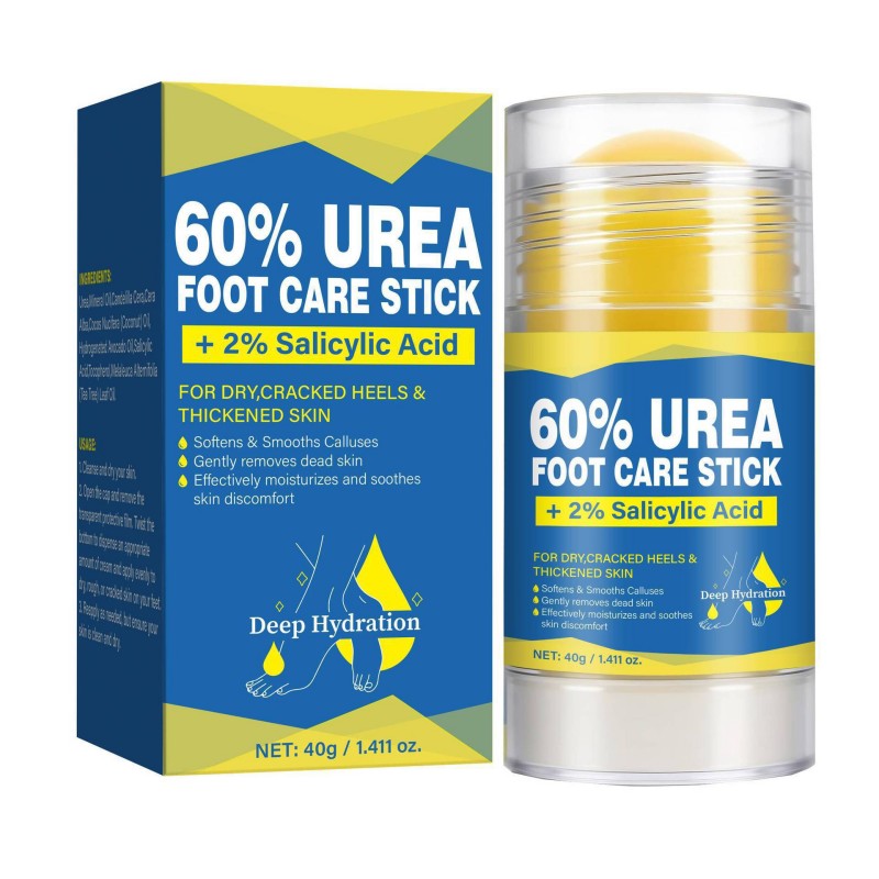Deep Repair Long-Lasting Moisturizing Gentle Exfoliating Women's Urea Cream Stick 2% Salicylic Acid
