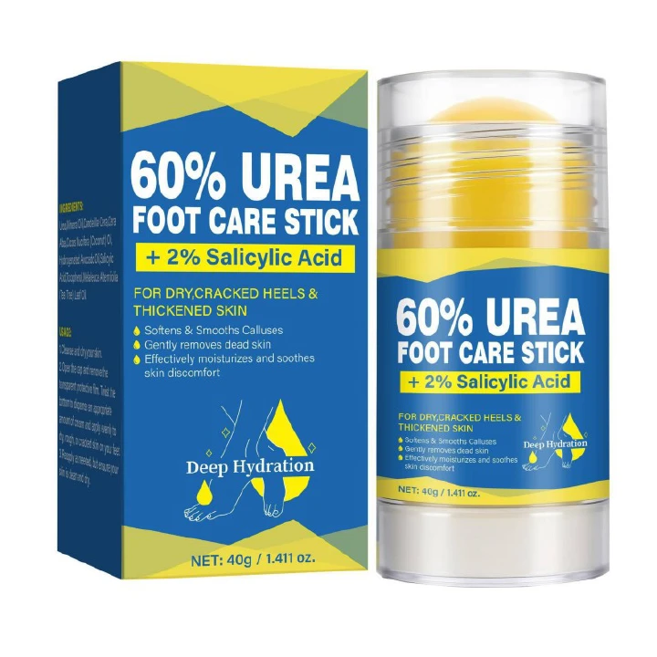 Deep Repair Long-Lasting Moisturizing Gentle Exfoliating Women's Urea Cream Stick 2% Salicylic Acid