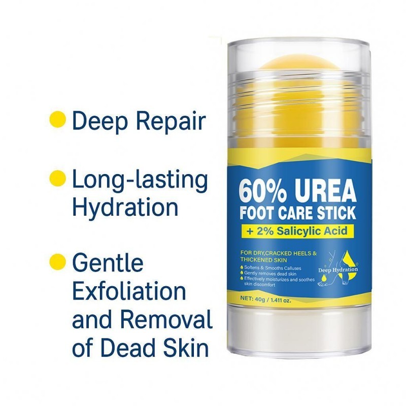 Deep Repair Long-Lasting Moisturizing Gentle Exfoliating Women's Urea Cream Stick 2% Salicylic Acid