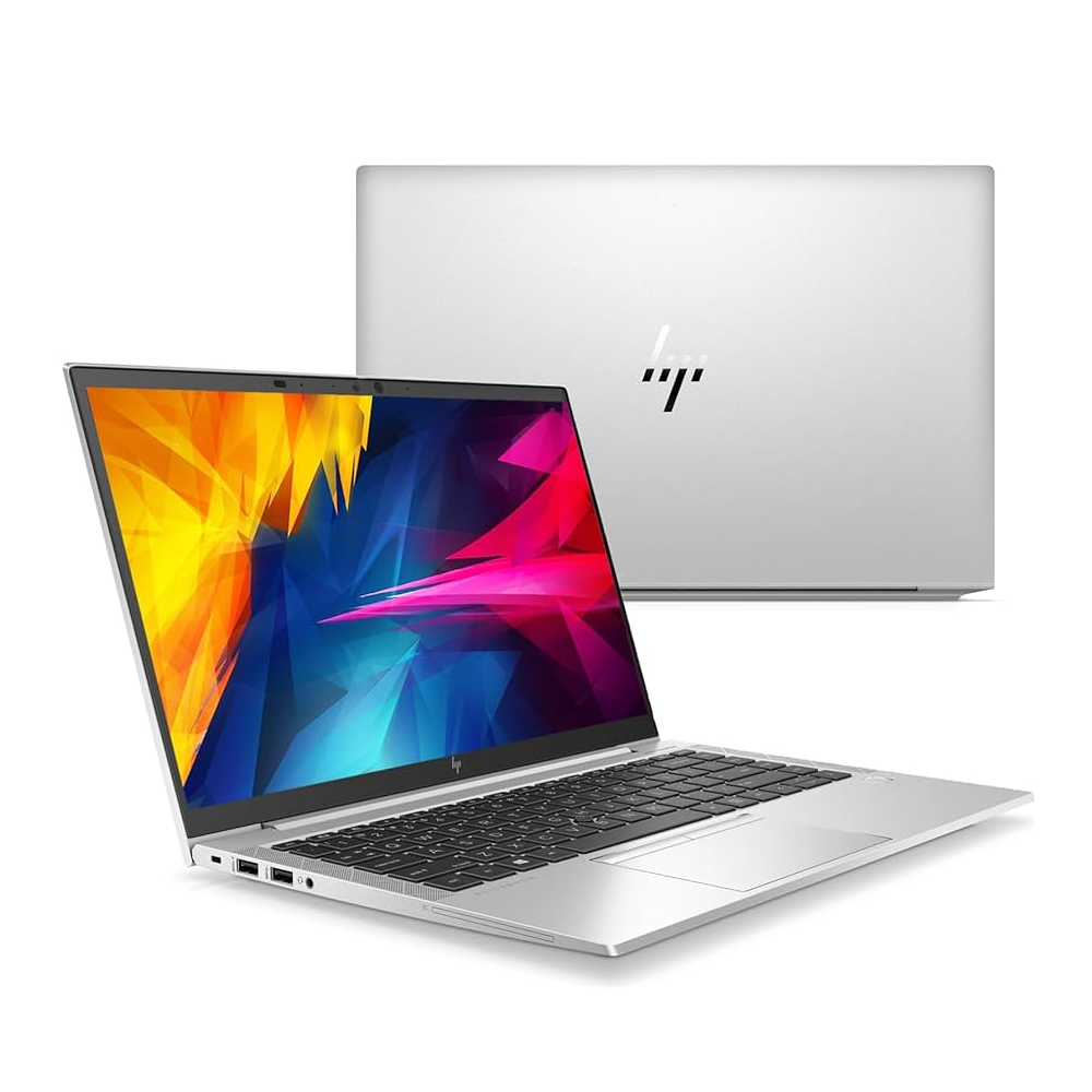 EX-UK Refurbished HP Elitebook 845 G7 AMD Ryzen 5 Pro 4650U 16GB+512GB SSD Laptop with Radeon Graphics Windows 11 pro Bluetooth Webcam Student Professional Office HP Laptop