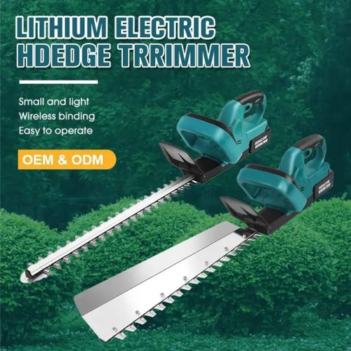 Makita Heavy Duty Cordless Lithium-ion Hedge/ Fence Trimmer With Safety Accesories Fence Trimmer Cutter With 2 Batteries