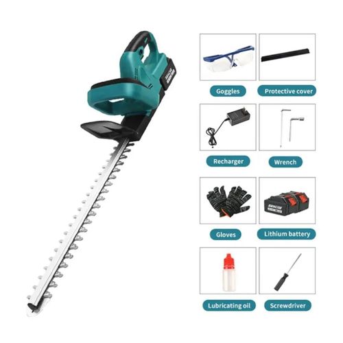 Makita Heavy Duty Cordless Lithium-ion Hedge/ Fence Trimmer With Safety Accesories Fence Trimmer Cutter With 2 Batteries