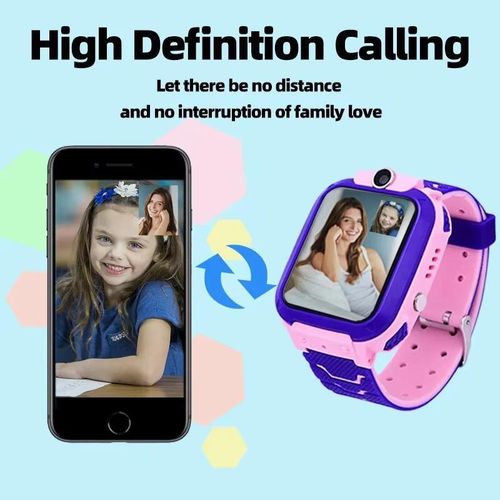 Q12 Kids Smart Watch Waterproof LBS Location Support Hebrew 2G SIM Card Voice Chat Listen Baby Tracking Boys Girls Smartwatch Clock Gift Children's Smart Phone Watch