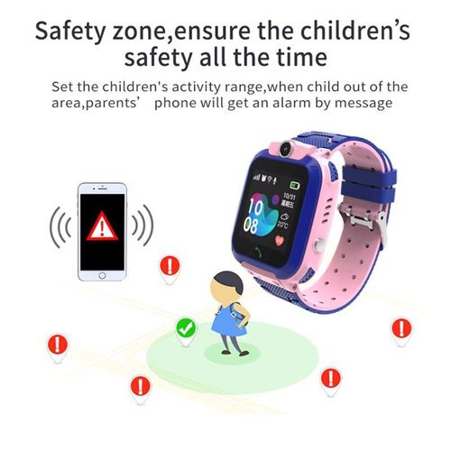 Q12 Kids Smart Watch Waterproof LBS Location Support Hebrew 2G SIM Card Voice Chat Listen Baby Tracking Boys Girls Smartwatch Clock Gift Children's Smart Phone Watch