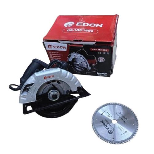 Edon Heavy Duty Circular Saw 185mm blade 1650W Plus Free TCT Saw Blade 7Inch