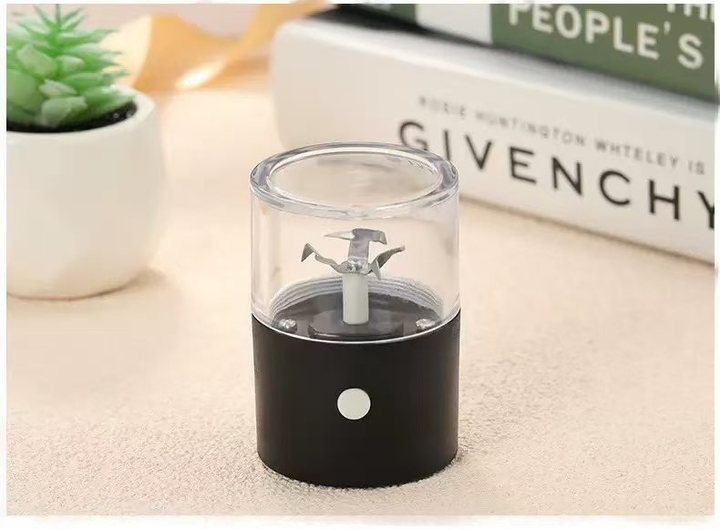 Electric Herb Grinder, USB Rechargeable Tobacco Grinder with 3 High-Hardness Blades