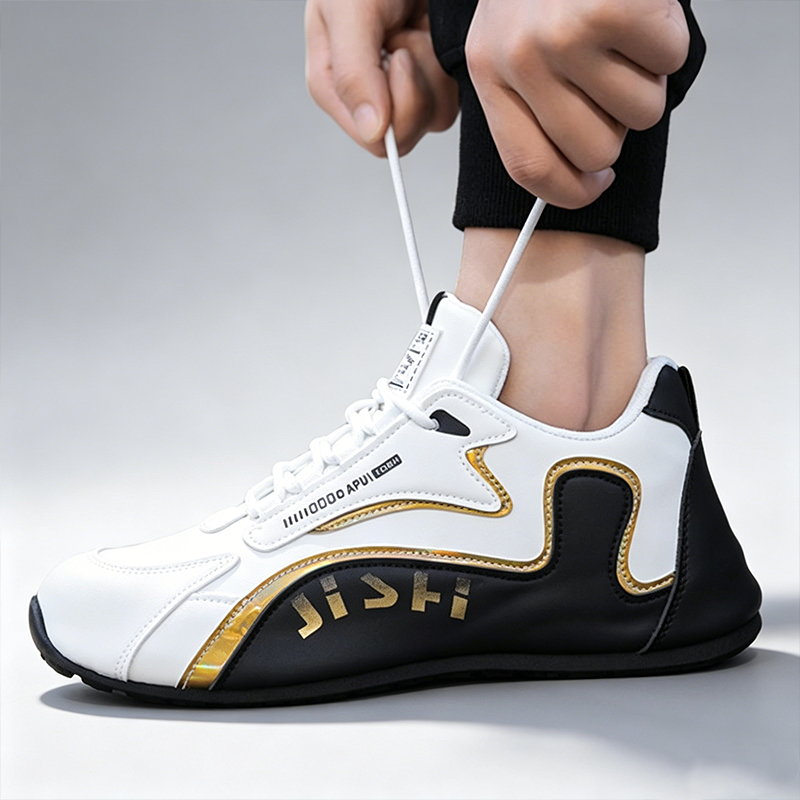 SHJO Men's Shoes Athletic Walking Shoe Leather Surface Is Waterproof And Non-Slip High-End Travel Shoes Trendy And Versatile Men'S Sports And Leisure Shoes Trendy Shoes Sports Shoes Walking Shoes