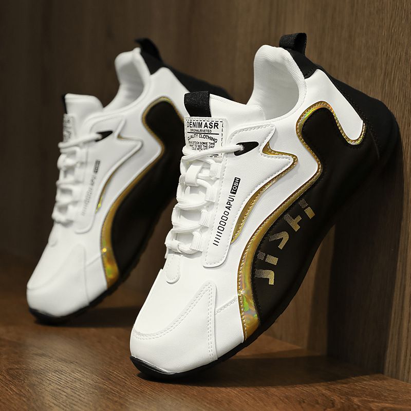 SHJO Men's Shoes Athletic Walking Shoe Leather Surface Is Waterproof And Non-Slip High-End Travel Shoes Trendy And Versatile Men'S Sports And Leisure Shoes Trendy Shoes Sports Shoes Walking Shoes