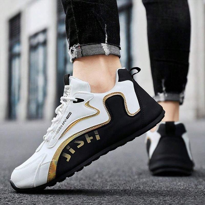 SHJO Men's Shoes Athletic Walking Shoe Leather Surface Is Waterproof And Non-Slip High-End Travel Shoes Trendy And Versatile Men'S Sports And Leisure Shoes Trendy Shoes Sports Shoes Walking Shoes