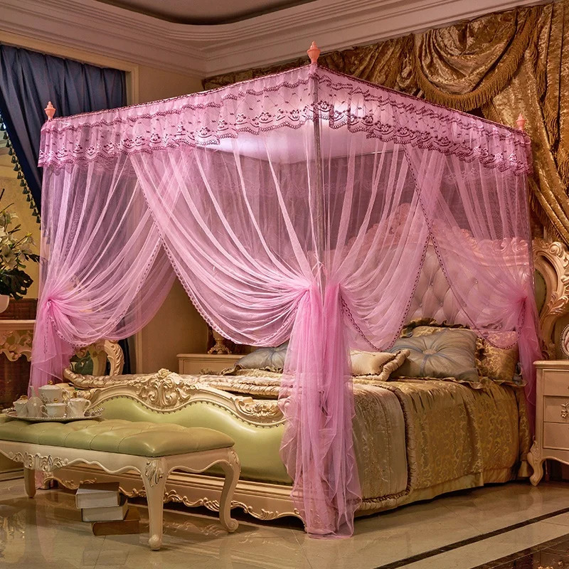 【Special Offer】 4 Colors 4 Stands Mosquito Net Mosquito Repellent Tent Bedding Accessories
