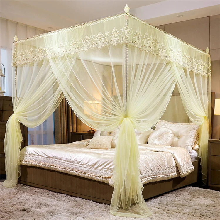 【Special Offer】 4 Colors 4 Stands Mosquito Net Mosquito Repellent Tent Bedding Accessories