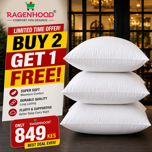 3PCS 600G Soft Bed Pillows Set  Premium Fluffy Sleeping Pillows  Hotel Quality Fiber Filled 【Buy 2 Get 1 FREE】