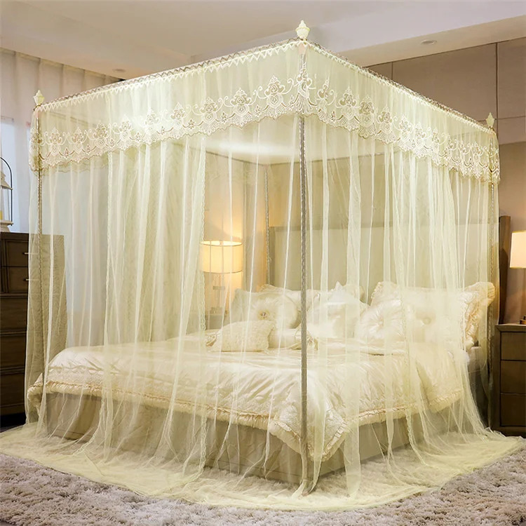 【Special Offer】 4 Colors 4 Stands Mosquito Net Mosquito Repellent Tent Bedding Accessories