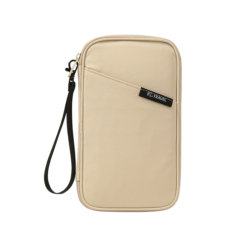 new model card holder ID card portable passport holder travel portable large capacity storage bag waterproof Ticket clip document holder