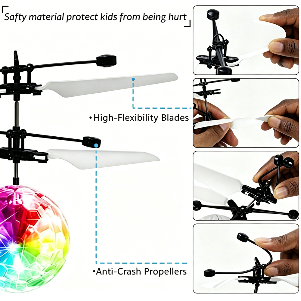 Children Infrared Induction Remote Flying Toy Teen Induction Flying Toy for Ages 14+