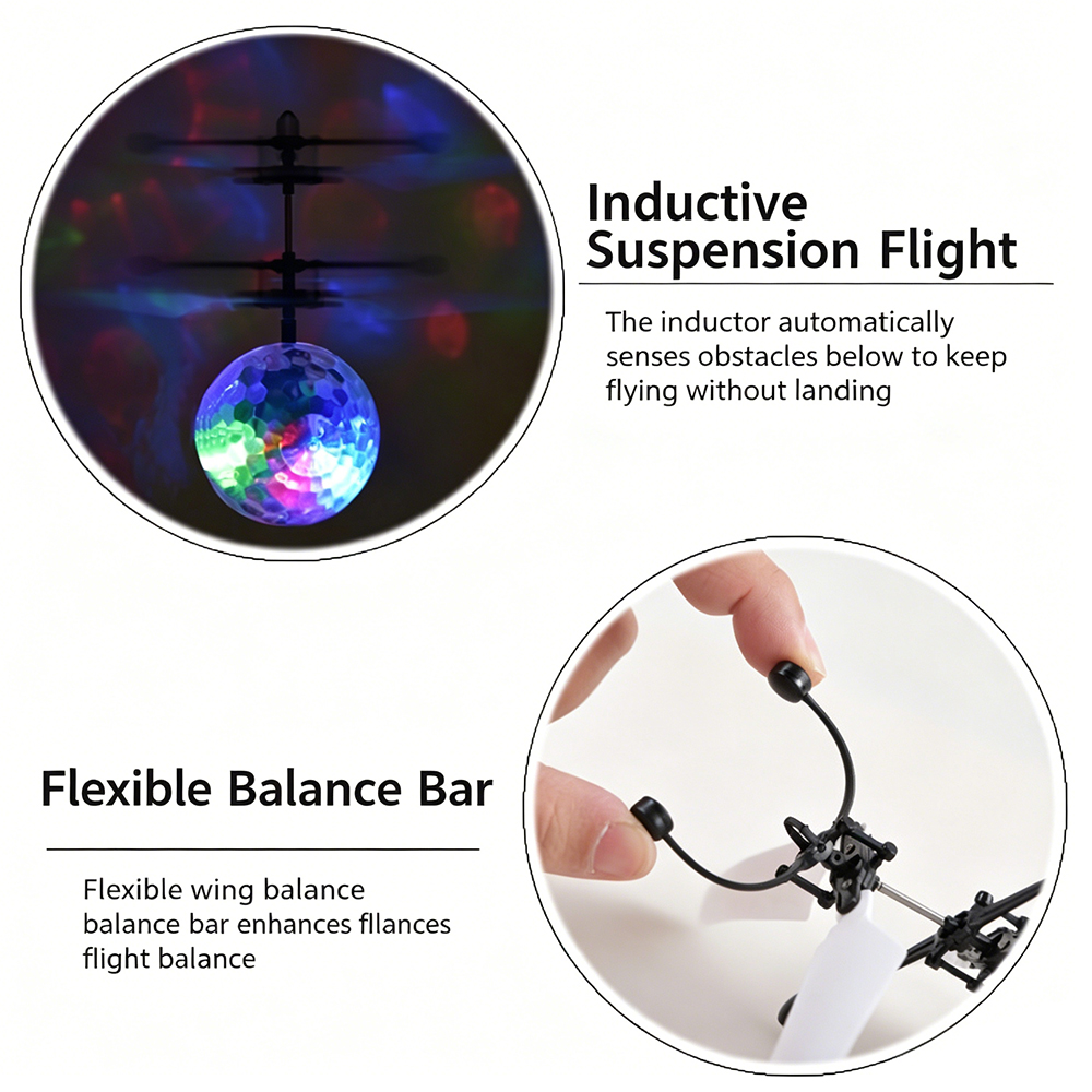 Children Infrared Induction Remote Flying Toy Teen Induction Flying Toy for Ages 14+