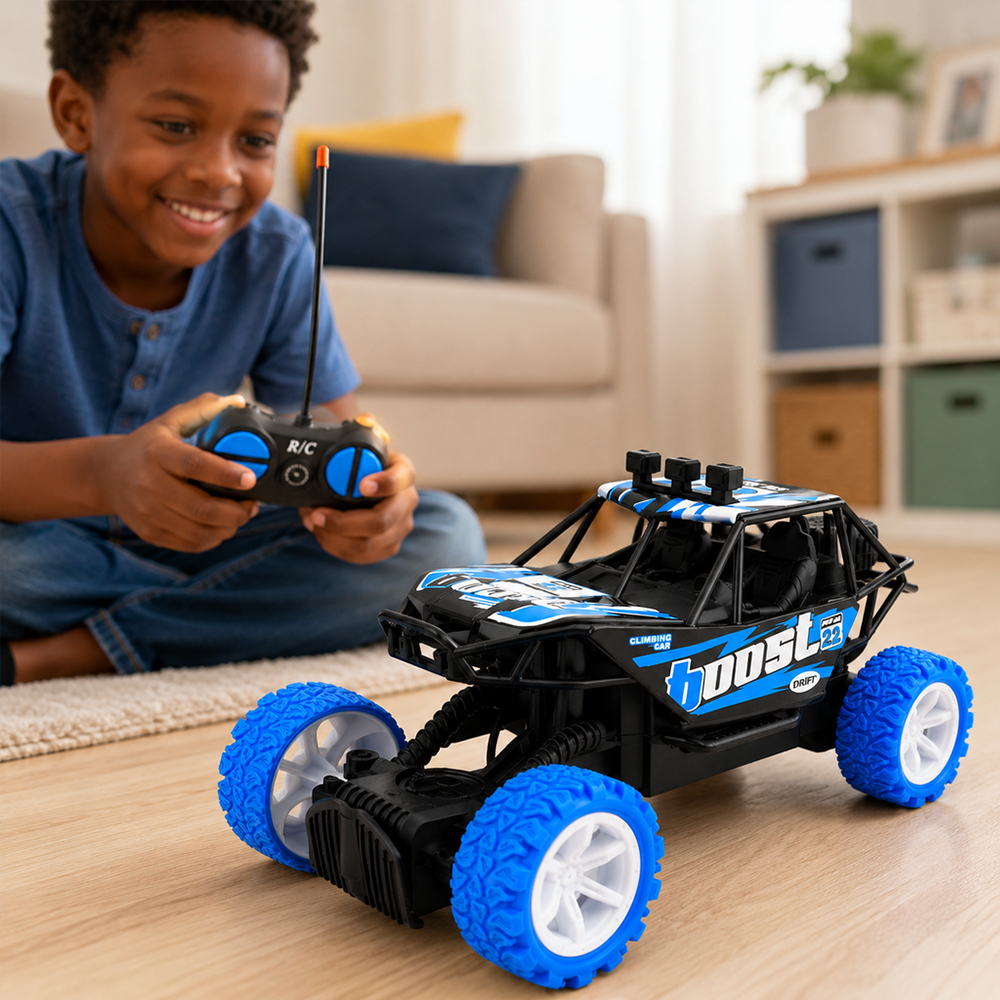 Children 4-Channel RC Off-Road Car Toy Kids Remote Control Cross-Country Climbing Cars Fun for age 8+Yrs (batteries not included)