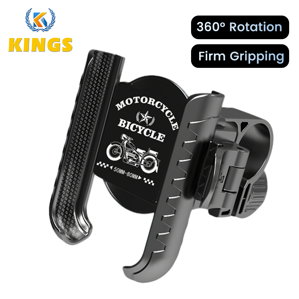 Motorcycle Bike Phone Mount Plastic Handlebar Phone Holder Adjustable Cycling Bracket