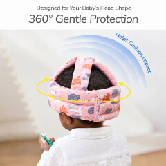 Kids Head Protector Hat Baby Safety Anti-Collision Cushion For 0-3 Years Toddler