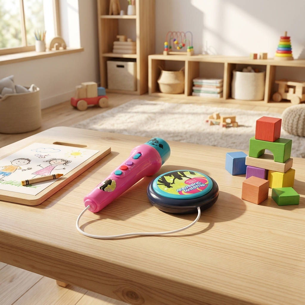 Children's microphone model (Batteries Not Included)