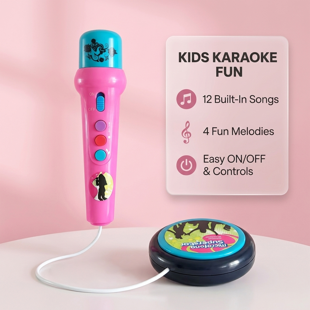 Children's microphone model (Batteries Not Included)