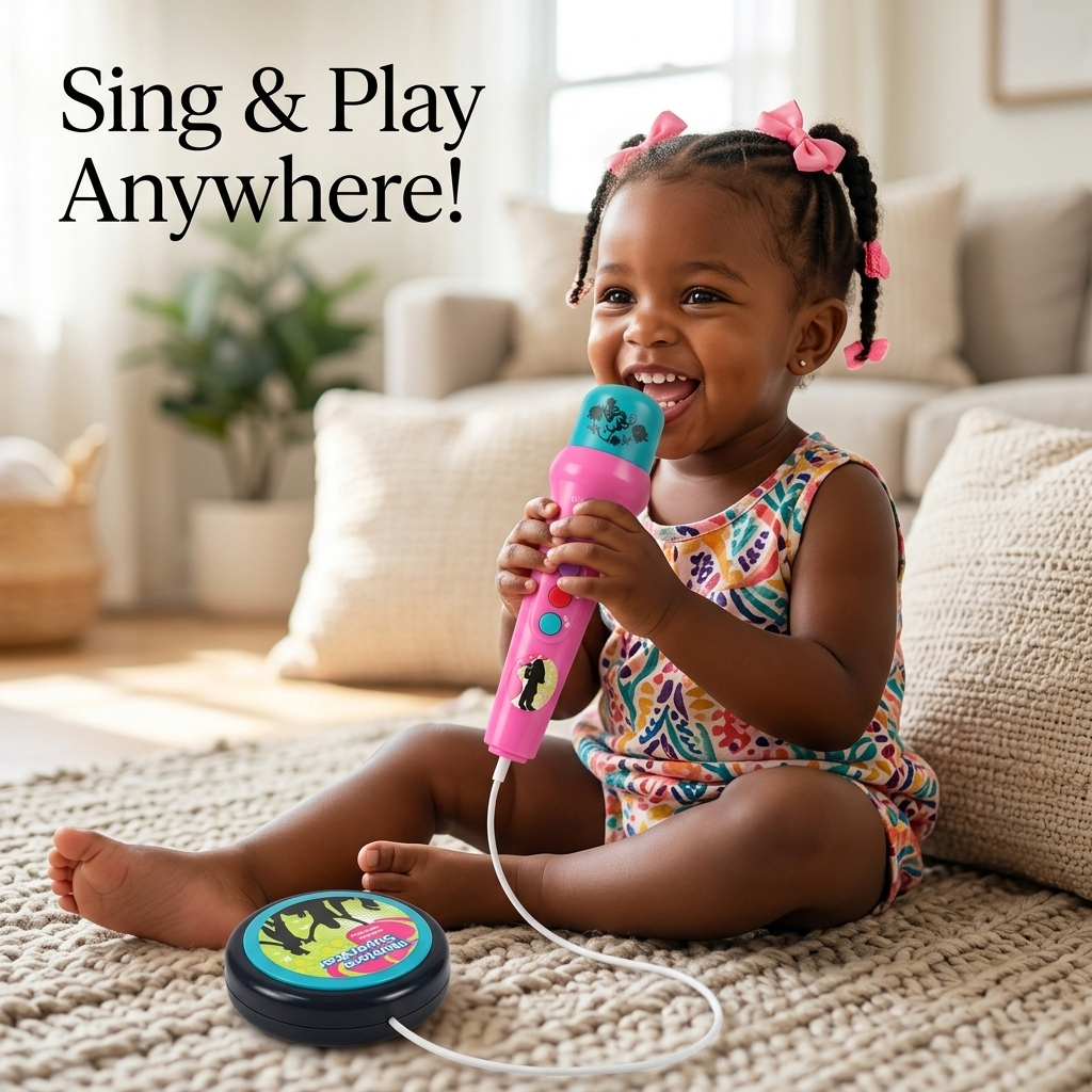 Children's microphone model (Batteries Not Included)