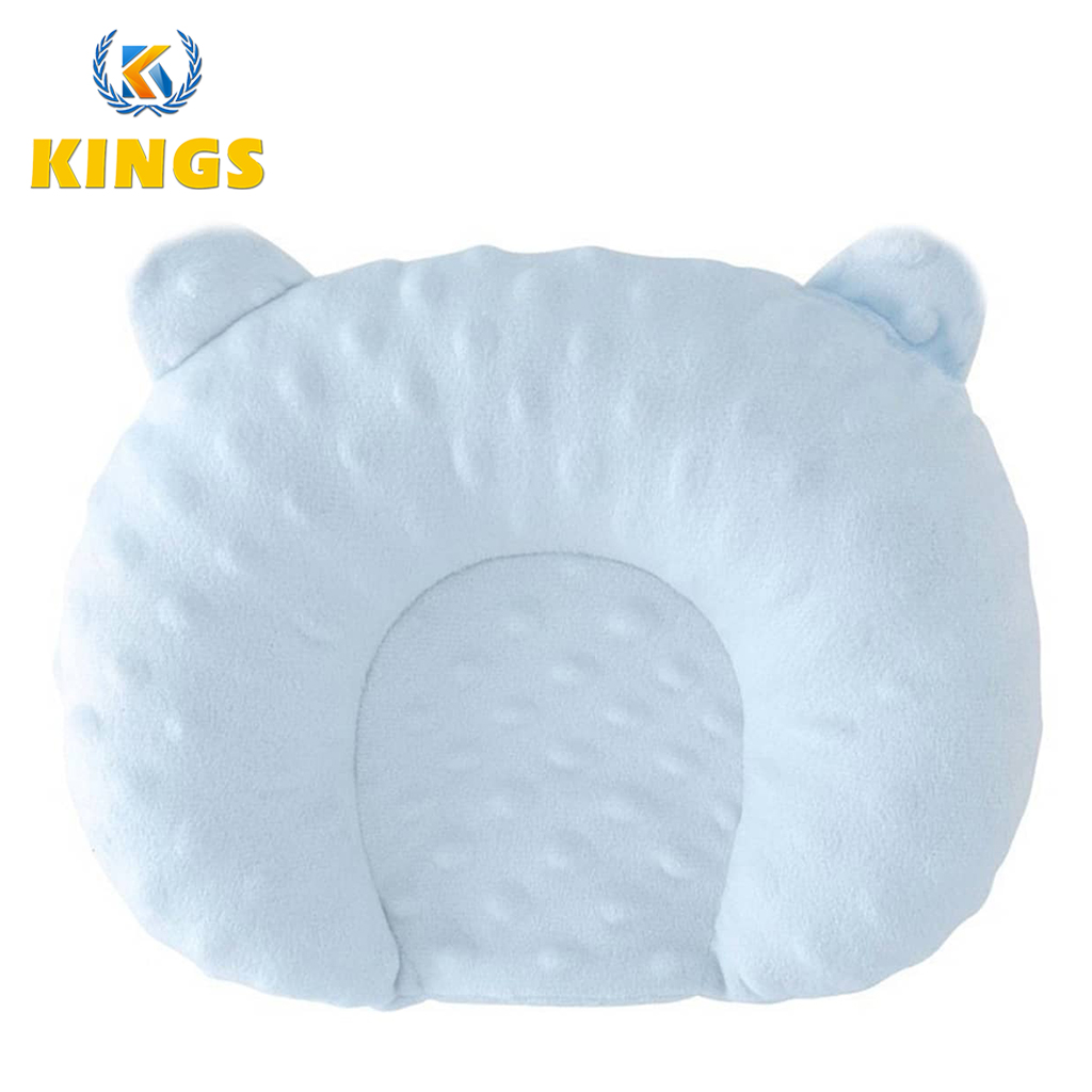 Bear Ear Baby Shaping Pillow U-Shaped Curved Head Support Pillow For 0-1 Yrs