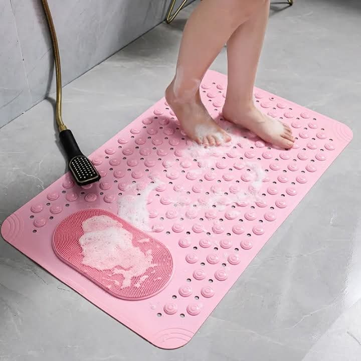 Big Size Anti-Slip Bathroom Mat 50x80cm – Soft Absorbent Quick Dry Floor Rug with Strong Non-Slip Backing for Bathroom, Kitchen & Doorway Use