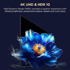 TCL 43" Inch SMART TV 4K Ultra HD Google Android TV 43V6D(2026 MODEL) Direct LED TV,HDR10, Bluetooth WIFI ,NETFLIX,YOUTUBE,APP STORE,DOLBY,PRIME VIDEO,GOOGLE CAST SCREEN-BLACK +FREE TV GUARD+BRACKET
