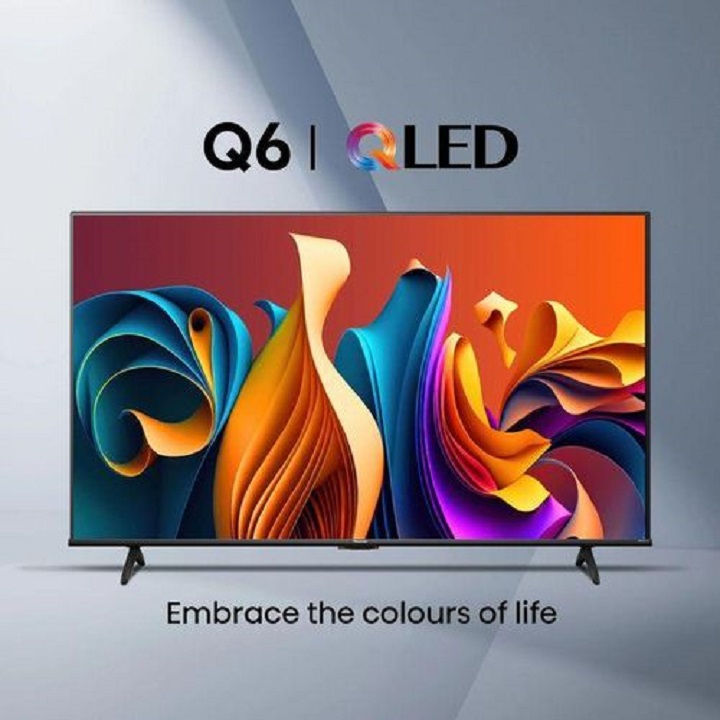 HISENSE 55" INCH SMART TV 4K QLED TV 55Q6 Frameless UHD Display, Netflix, YouTube, DOLBY AUDIO,VOICE CONTROL Wi-Fi & Bluetooth ENABLED HISENSE55-2 YEARS WARRANTY+FREE WALL MOUNTING BRACKET