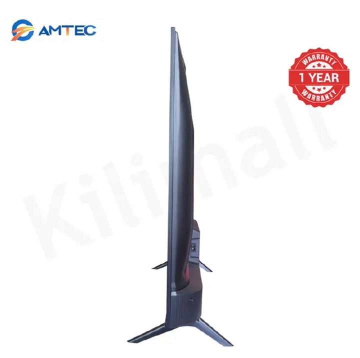 AMTEC 43" inch Smart Android TV Bluetooth Enabled ,43INCH Frameless 43L12S Television, NETFLIX ,YOUTUBE,APP STORE, FULL HD  Built-in WIFI, Inbuilt Decoder 3*HDMI 2*USB Ports AMTEC43r+ 8 FREE GIFTS