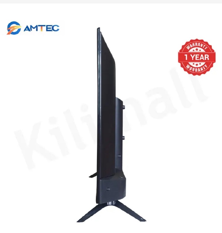 Amtec 32" inch Smart  Android TV Frameless HD  LED Bluetooth Wi-Fi Enabled Mirror Cast Inbuilt Decoder 3HDMI 2USB Port Quad Core 1GB+8GB Netflix YouTube Energy Saving Television Amtec32+ 8 FREE GIFTS