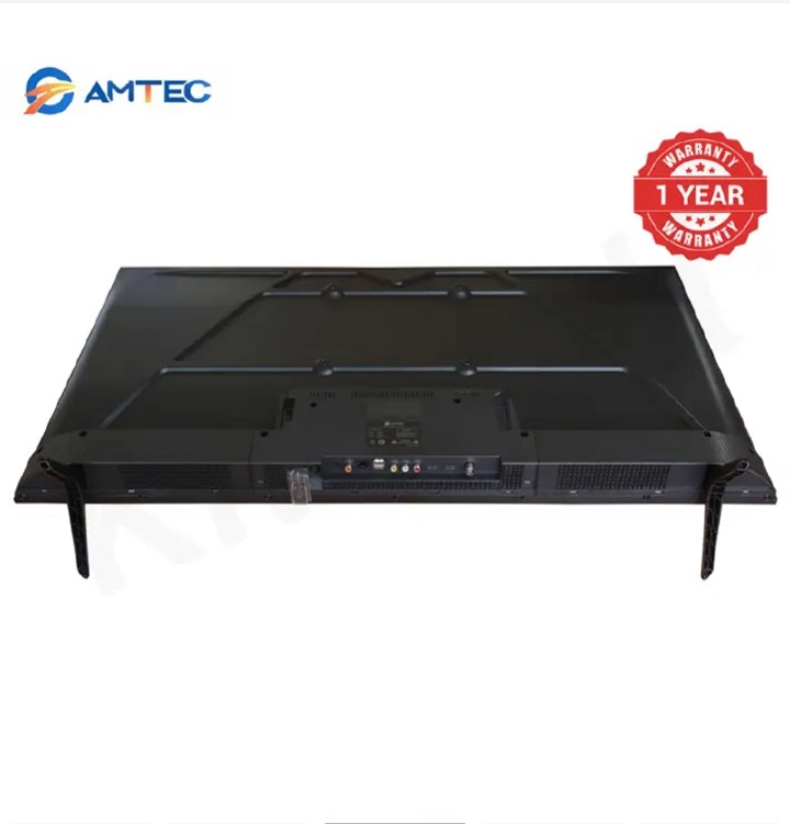 AMTEC 43" inch Smart Android TV Bluetooth Enabled ,43INCH Frameless 43L12S Television, NETFLIX ,YOUTUBE,APP STORE, FULL HD  Built-in WIFI, Inbuilt Decoder 3*HDMI 2*USB Ports AMTEC43r+ 8 FREE GIFTS