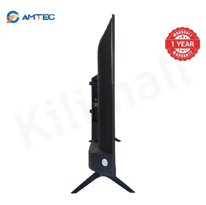 Amtec 32" inch Smart  Android TV Frameless HD  LED Bluetooth Wi-Fi Enabled Mirror Cast Inbuilt Decoder 3HDMI 2USB Port Quad Core 1GB+8GB Netflix YouTube Energy Saving Television Amtec32+ 8 FREE GIFTS