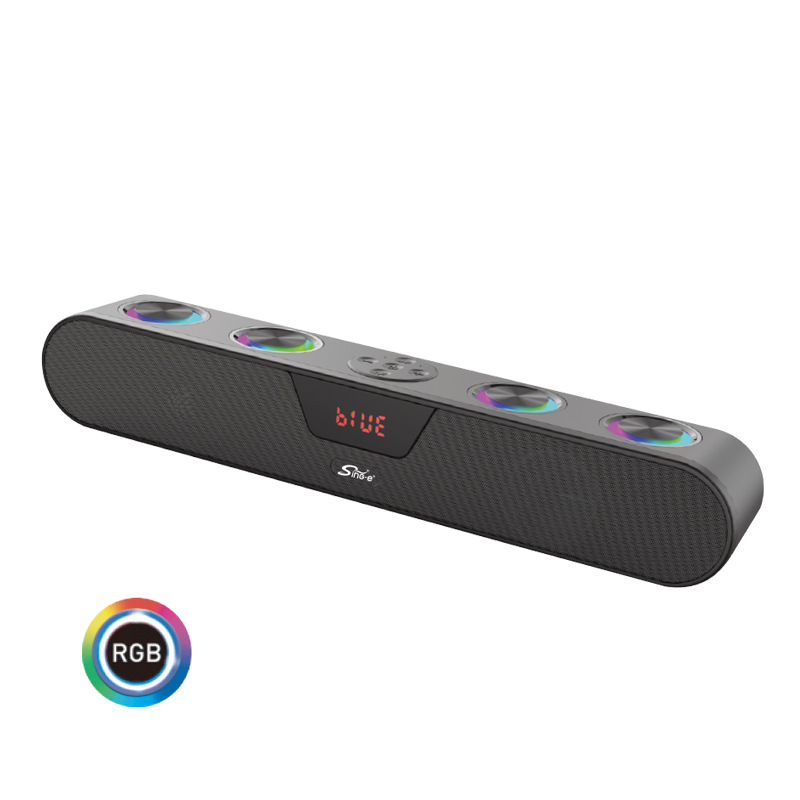20W Bluetooth Speaker 5.0 2H Charge for 6H Bass Music Playtime Wireless Soundbar Trumpet Bass with TF/AUX Input 1200mAh Fast Charge 10M Range for Camping/Travel/Church Choir Speaker