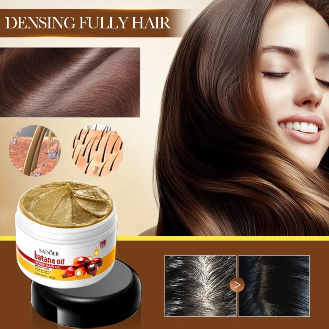 Sadoer Batana Oil, Scalp Soothing Hare Care Oil, Batana Dense Hair Oil, for Smooth Hair, Repair and Nourish Dry Withered Hair, Hair Moisturizer, Repair Damaged Hair Follicle