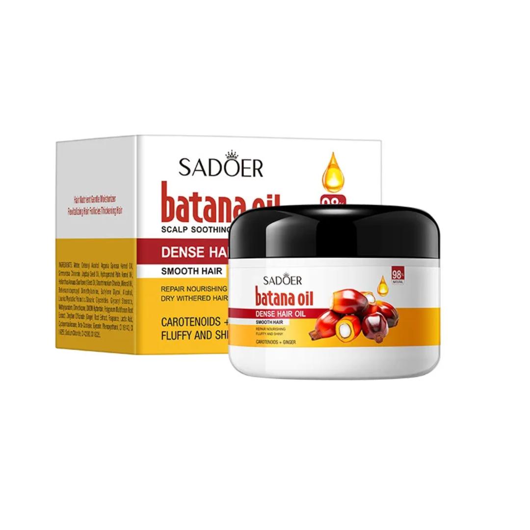 Sadoer Batana Oil, Scalp Soothing Hare Care Oil, Batana Dense Hair Oil, for Smooth Hair, Repair and Nourish Dry Withered Hair, Hair Moisturizer, Repair Damaged Hair Follicle