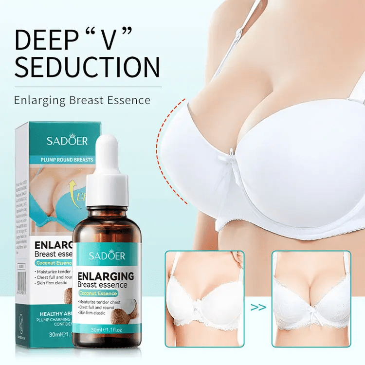 SADOER Breast Enlargement Oil 30ml – Coconut Essence Breast Enlarging & Firming Serum, Chest Lifting & Plumping Oil, Breast Care Firm Elastic Skin Tightening Serum Price in Kenya Nairobi Delivery Orig