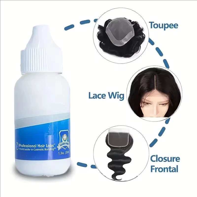 8pcs Wig Care Kit Hair Styling Comb Set wigs glue + Lace Wig Remover + Alcohol Pads +Edges Brush+  Set